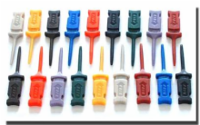 Set of 18 Multi Colored Mini Test Hooks
